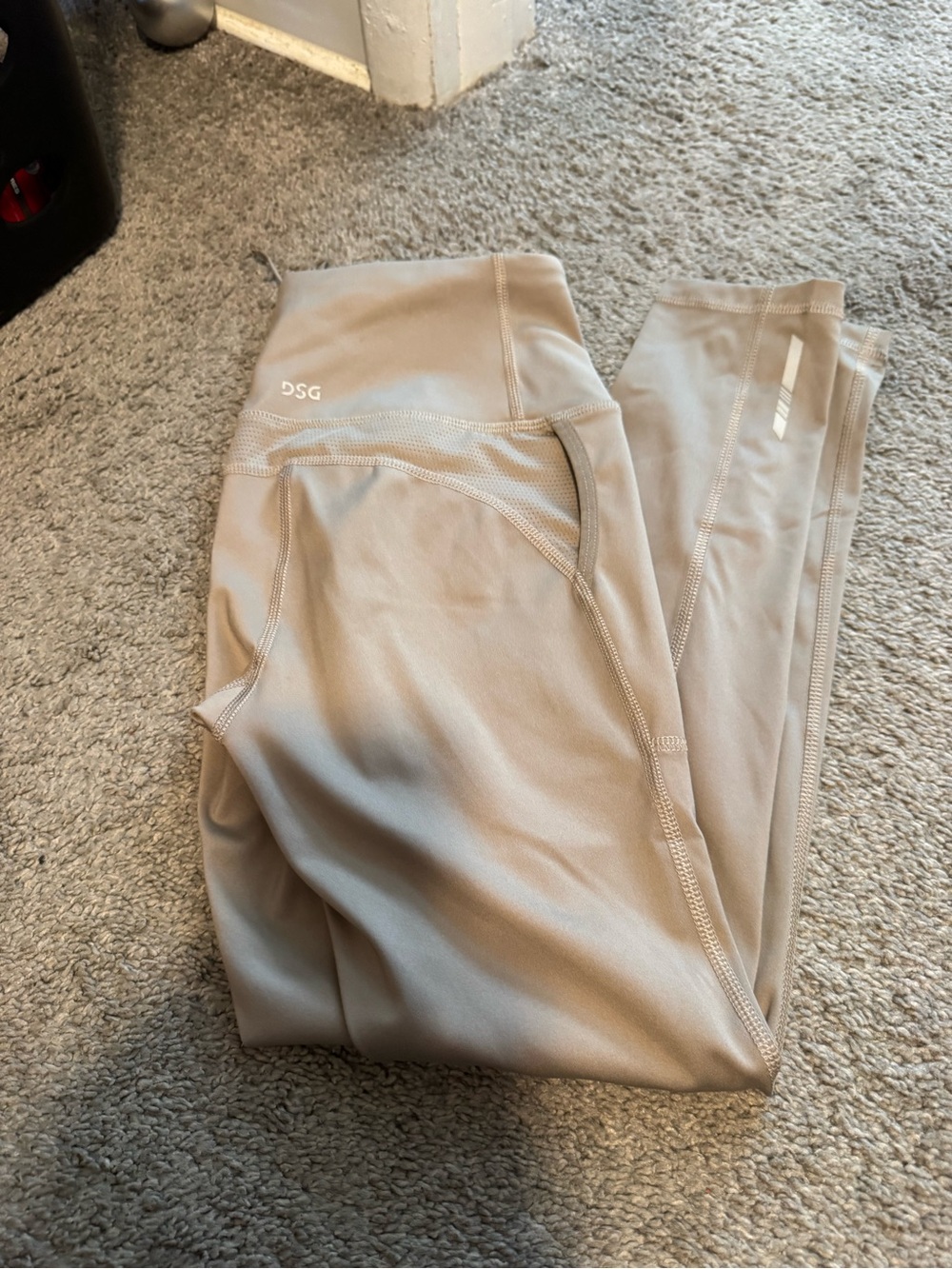 DSG Kids Taupe Beige Active Leggings